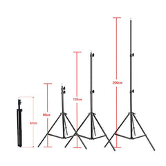 50x70cm Single Light Softbox + 2m Photography Lighting Tripod Mount Stand + Arm Jib Crossbar Bracket Studio Flash Light Set