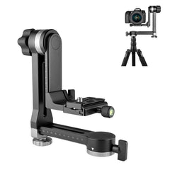 YELANGU A171 YLG0401E-C 360 Degree Rotation Horizontal Cantilever Gimbal Tripod Head for Home DV and SLR Cameras