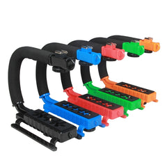 YELANGU S2-1 C-shaped Video Handle DV Bracket Stabilizer for All SLR Cameras and Home DV Camera