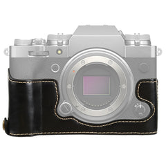 1/4 inch Thread PU Leather Camera Half Case Base for FUJIFILM X-T4
