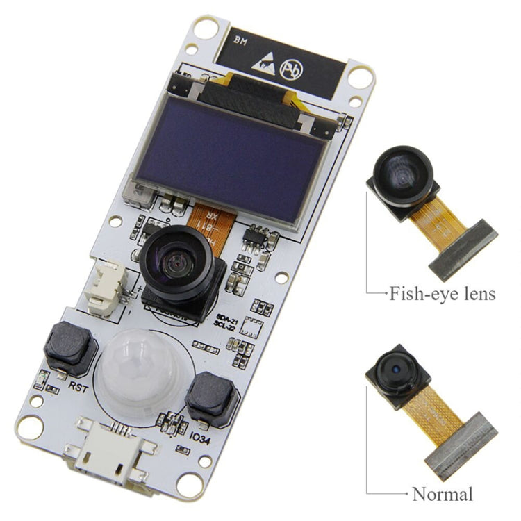 TTGO OV2640 Fisheye Single Lens Camera Module for T-Camera Plus ESP32-DOWDQ6 8MB SPRAM TTGO OV2640 Fisheye Single Lens Camera Module for T-Camera Plus ESP32-DOWDQ6 8MB SPRAM