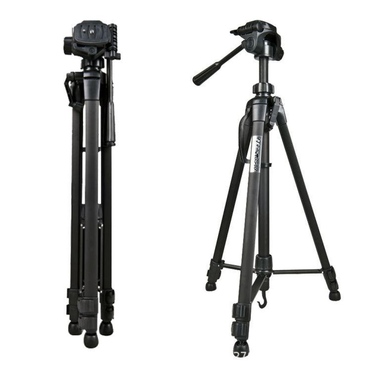 WeiFeng WT-3560 3-Section Folding Legs Live Broadcast Aluminum Alloy Tripod Mount WeiFeng WT-3560 3-Section Folding Legs Live Broadcast Aluminum Alloy Tripod Mount