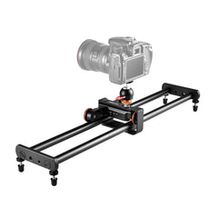 YELANGU L4X-60ET 60cm Splicing Slide Rail Track + Trolley Rail Buckle with Ballhead for SLR Cameras / Video Cameras, L4X-60ET 60cm