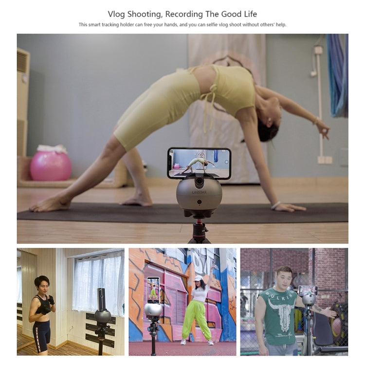 LAIZESKE LA8 Smart Robot Cameraman 360 Degree Auto Tracking Phone Holder, LA8 LAIZESKE LA8 Smart Robot Cameraman 360 Degree Auto Tracking Phone Holder, LA8