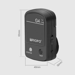TRIOPO G4 2.4G Wireless Flash Speedlite Trigger with Hot Shoe, G4