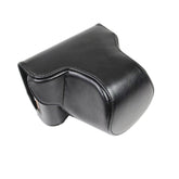 PU Leather Camera Full Body Case Bag with Strap for FUJIFILM X-A7 / X-A20 (15-55mm Lens)