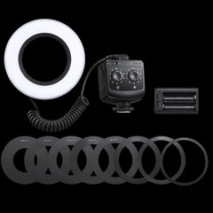 Godox Ring72 Macro Ring 48 LED Flash Light with 8 Different Size Adapter Rings, Ring72