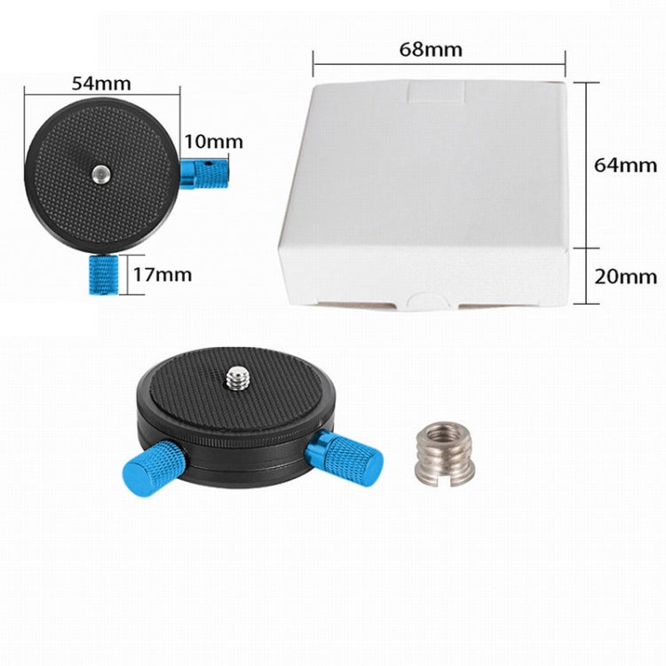 BEXIN QR-02 360 Degree Rotation Quick Release Head Camera Tripod Base Plate, QR-02 360 BEXIN QR-02 360 Degree Rotation Quick Release Head Camera Tripod Base Plate, QR-02 360