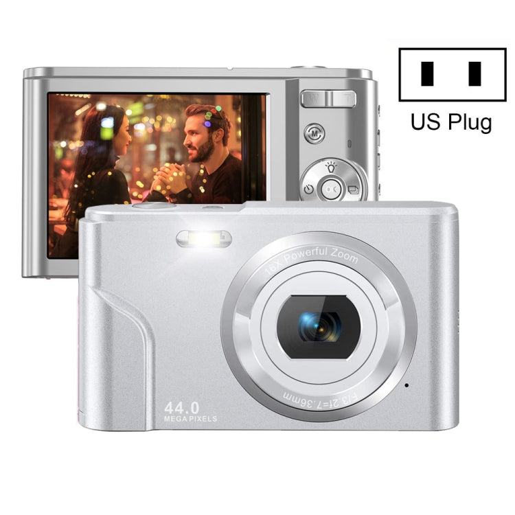 Cámara digital para niños DC302 de 2,88 pulgadas, 44 MP, zoom 16X, 2,7 K, Full HD, enchufe estadounidense, DC302, enchufe estadounidense Cámara digital para niños DC302 de 2,88 pulgadas, 44 MP, zoom 16X, 2,7 K, Full HD, enchufe estadounidense, DC302, enchufe estadounidense