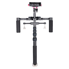 YELANGU S300 4 in 1 Multifunctional Rig + Dual Handheld Shoulder Rig + Monopod + Stabilizer for Cameras / SLR Cameras, Height Range: 63cm-170cm