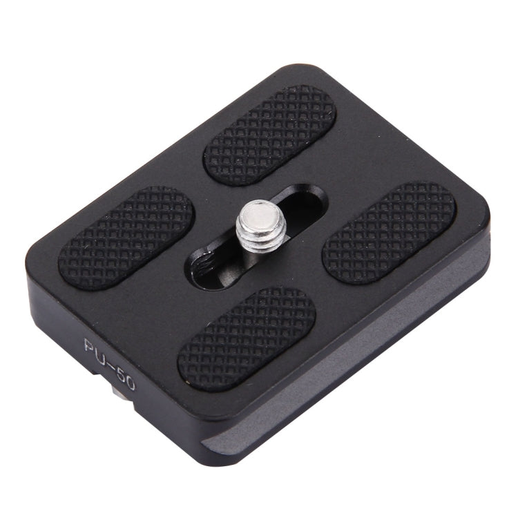Fittest PU-50 Universal Aluminium Alloy Quick Release Plate with Rubber Cushion, PU-50 Fittest PU-50 Universal Aluminium Alloy Quick Release Plate with Rubber Cushion, PU-50