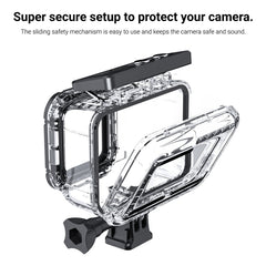 Estuche impermeable para cámara de buceo de 60 m de profundidad para Insta360 One RS 4K, para Insta360 One RS 4K