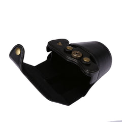 Full Body Camera PU Leather Case Bag with Strap for Canon EOS M5