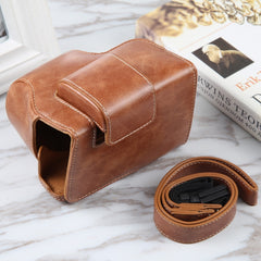 For Nikon Z50 / Z30 Camera Full Body Magnetic Leather Camera Case Bag with Strap