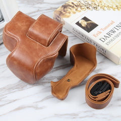 For Nikon Z50 / Z30 Camera Full Body Magnetic Leather Camera Case Bag with Strap