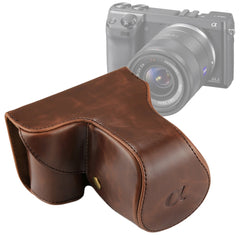 Full Body Camera PU Leather Case Bag with Strap for Sony NEX 7 / F3 (18-55mm Lens)