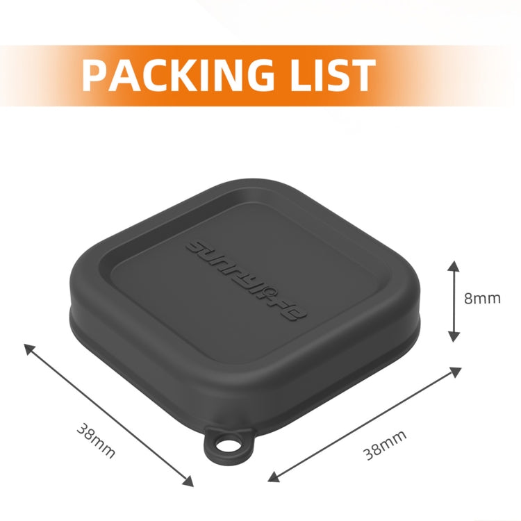 Tapa protectora de silicona para lente Sunnylife para Insta360 Ace/Ace Pro, IST-BHT757, color gris Tapa protectora de silicona para lente Sunnylife para Insta360 Ace/Ace Pro, IST-BHT757, color gris
