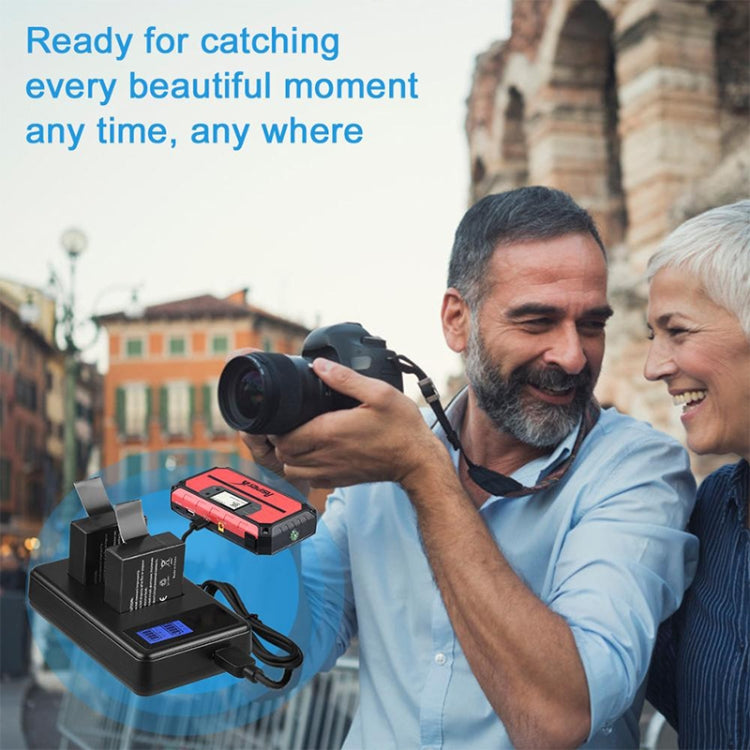 SJCAM SJ7000 / SJ6000 / SJ5000 / SJ4000 Battery LCD Screen Dual Batteries Charger, Displays Charging Capacity SJCAM SJ7000 / SJ6000 / SJ5000 / SJ4000 Battery LCD Screen Dual Batteries Charger, Displays Charging Capacity