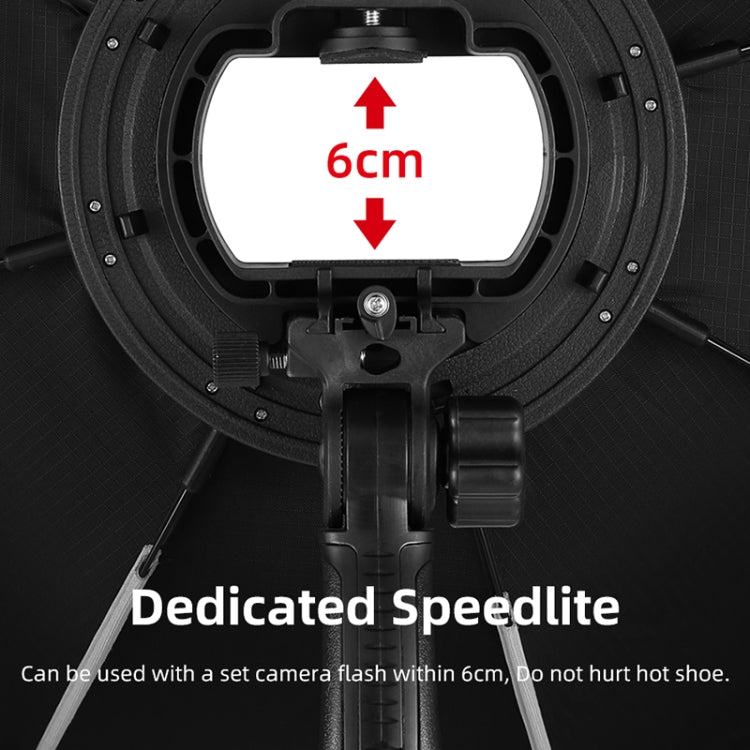 TRIOPO KS90 90cm Dome Speedlite Flash Octagon Parabolic Softbox Diffuser with Bracket Mount Handle for Speedlite, KS90 TRIOPO KS90 90cm Dome Speedlite Flash Octagon Parabolic Softbox Diffuser with Bracket Mount Handle for Speedlite, KS90