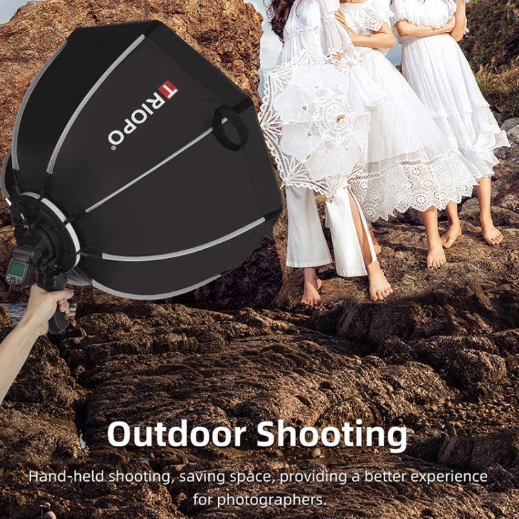 TRIOPO KS90 90cm Dome Speedlite Flash Octagon Parabolic Softbox Diffuser with Bracket Mount Handle for Speedlite, KS90 TRIOPO KS90 90cm Dome Speedlite Flash Octagon Parabolic Softbox Diffuser with Bracket Mount Handle for Speedlite, KS90