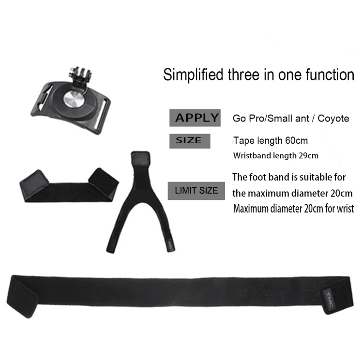 GP278 3 en 1 Correas para manos, muñecas, brazos y piernas Soporte giratorio de 360 grados para GoPro, Insta360, DJI y otras cámaras de acción, GP278 GP278 3 en 1 Correas para manos, muñecas, brazos y piernas Soporte giratorio de 360 grados para GoPro, Insta360, DJI y otras cámaras de acción, GP278
