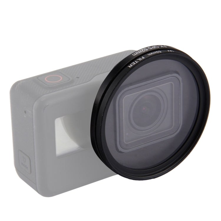 52mm 3 in 1 Round Circle UV Lens Filter with Cap for GoPro HERO7 Black/6 /5, 52mm UV Lens 52mm 3 in 1 Round Circle UV Lens Filter with Cap for GoPro HERO7 Black/6 /5, 52mm UV Lens