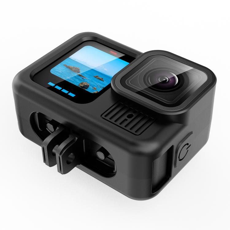 For GoPro HERO13 Black Silicone Protective Case Cover with Wrist Strap & Lens Cover, For GoPro HERO13 Black For GoPro HERO13 Black Silicone Protective Case Cover with Wrist Strap & Lens Cover, For GoPro HERO13 Black