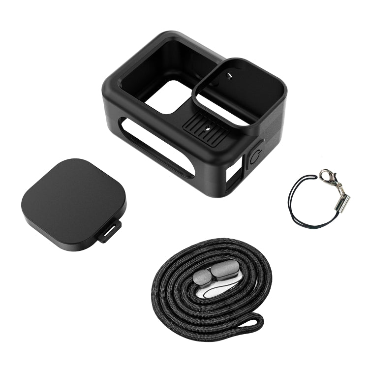 For GoPro HERO13 Black Silicone Protective Case Cover with Wrist Strap & Lens Cover, For GoPro HERO13 Black For GoPro HERO13 Black Silicone Protective Case Cover with Wrist Strap & Lens Cover, For GoPro HERO13 Black