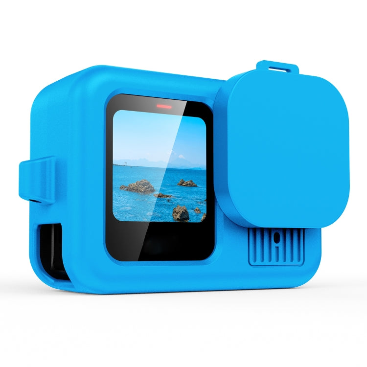 For GoPro HERO13 Black Silicone Protective Case Cover with Wrist Strap & Lens Cover, For GoPro HERO13 Black For GoPro HERO13 Black Silicone Protective Case Cover with Wrist Strap & Lens Cover, For GoPro HERO13 Black