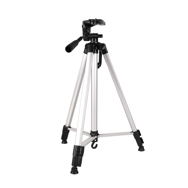 Live Broadcast Tripod 3-Section Folding Legs Aluminum Alloy Tripod Mount with U-Shape Three-Dimensional Tripod Head & Phone Clamp for DSLR & Digital Camera, Adjustable Height: 47.5-133cm Live Broadcast Tripod 3-Section Folding Legs Aluminum Alloy Tripod Mount with U-Shape Three-Dimensional Tripod Head & Phone Clamp for DSLR & Digital Camera, Adjustable Height: 47.5-133cm