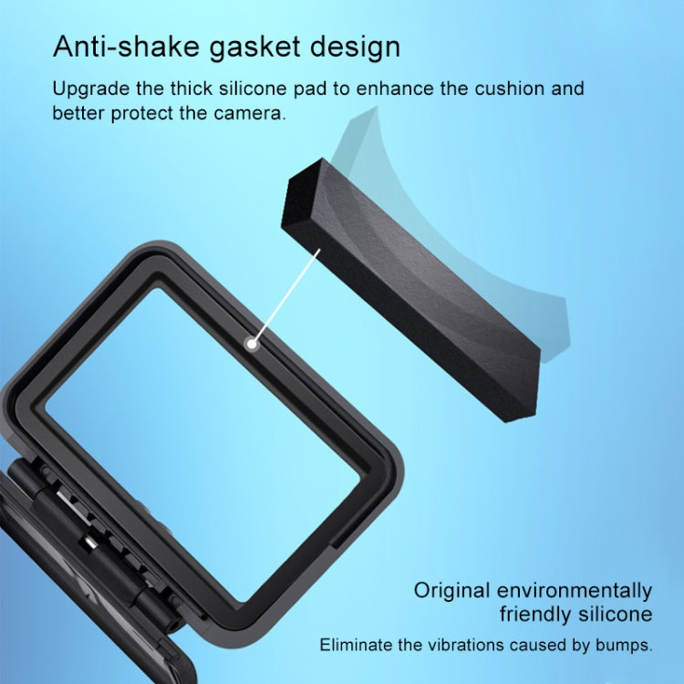Sports Camera PC+ABS Shockproof Protective Case for DJI Osmo Action 1, PC+ABS Sports Camera PC+ABS Shockproof Protective Case for DJI Osmo Action 1, PC+ABS