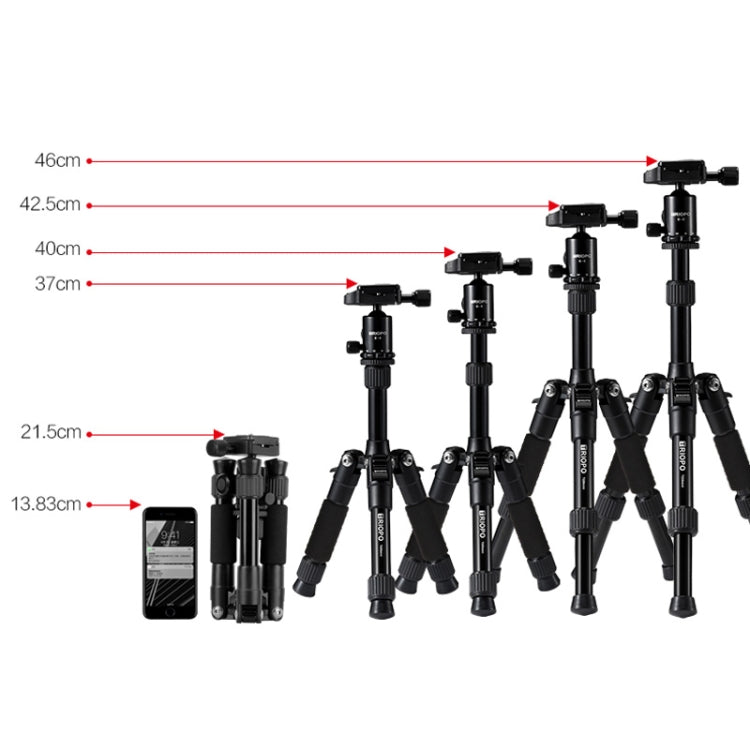 TRIOPO T226 Adjustable Portable  Aluminum Alloy Tripod with D-0 Ball Head for SLR Camera, T226 TRIOPO T226 Adjustable Portable  Aluminum Alloy Tripod with D-0 Ball Head for SLR Camera, T226