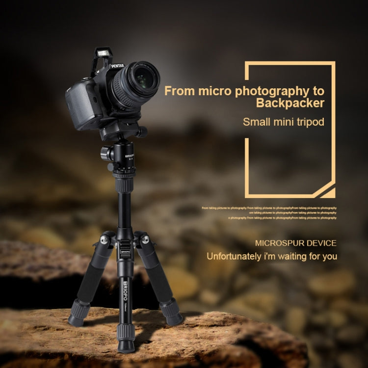 TRIOPO T226 Adjustable Portable  Aluminum Alloy Tripod with D-0 Ball Head for SLR Camera, T226 TRIOPO T226 Adjustable Portable  Aluminum Alloy Tripod with D-0 Ball Head for SLR Camera, T226