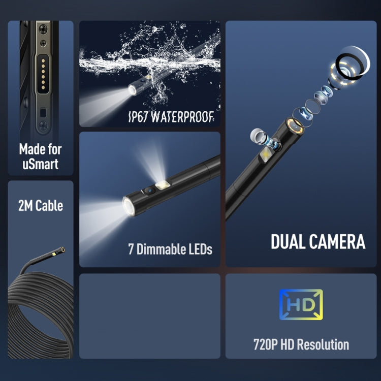 Endoscope E2 IP67 Waterproof Digital Endoscope for Ulefone Armor 9 / 9E / Power Armor 13 / 16 Pro / 18T / Armor Pad, uSmart E2 Endoscope E2 IP67 Waterproof Digital Endoscope for Ulefone Armor 9 / 9E / Power Armor 13 / 16 Pro / 18T / Armor Pad, uSmart E2