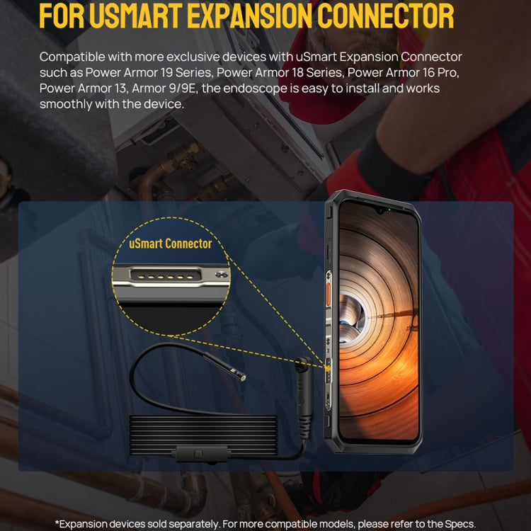 Endoscope E2 IP67 Waterproof Digital Endoscope for Ulefone Armor 9 / 9E / Power Armor 13 / 16 Pro / 18T / Armor Pad, uSmart E2 Endoscope E2 IP67 Waterproof Digital Endoscope for Ulefone Armor 9 / 9E / Power Armor 13 / 16 Pro / 18T / Armor Pad, uSmart E2
