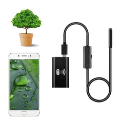 F99 HD Mobile Phone Endoscope, 8mm Waterproof Pipe Endoscope, Wifi Version, Flexible Cord, Length: 1m, Length: 1m