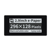 Waveshare 2.9 inch 296 x 128 Pixel Touch Black / White e-Paper Module for Raspberry Pi Pico, SPI Interface, 20051