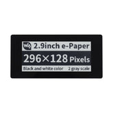 Waveshare 2.9 inch 296 x 128 Pixel 5-Points Capacitive Touch Black / White E-Paper E-Ink Display HAT for Raspberry Pi Pico, SPI Interface, 19967
