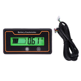 2m 200A 12V 48V Digital Display DC Current Voltmeter Lead-Acid Lithium Battery Charge Meter, 2m 200A
