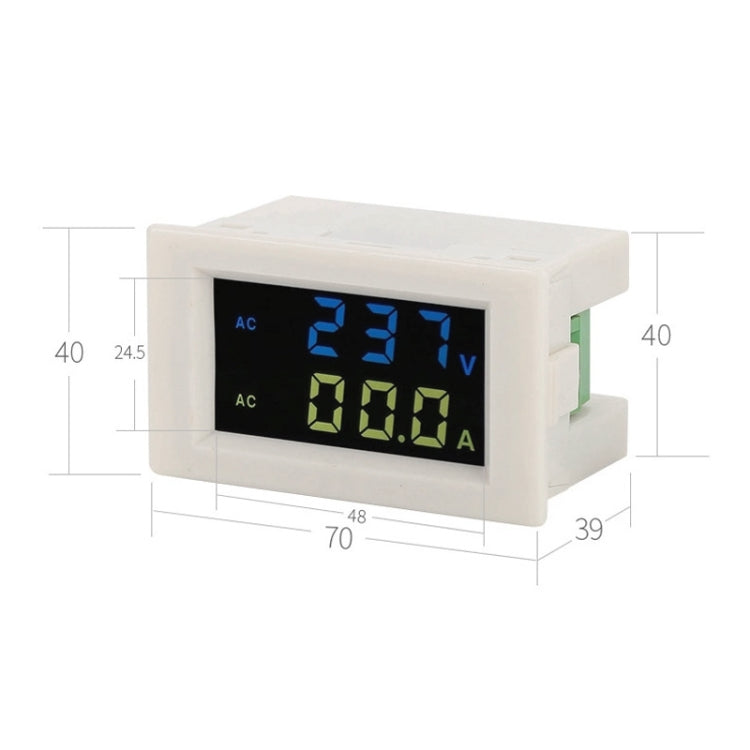 D85-2042A 110V 220V 380V 100A Digital AC Voltmeter Ammeter Current Amps Volt Meter LCD Panel Monitor D85-2042A 110V 220V 380V 100A Digital AC Voltmeter Ammeter Current Amps Volt Meter LCD Panel Monitor