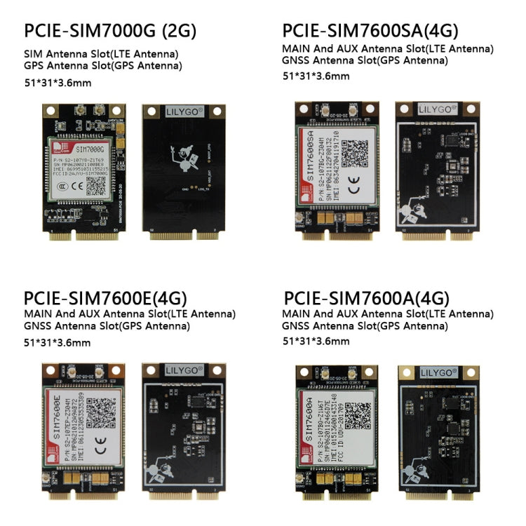 TTGO T-PCIE ESP32-WROVER-B AXP192 Chip WiFi Bluetooth Nano Card SIM Series Module Hardware Composable Development Board, SIM7600E-PCIE, SIM7600E-PCIE TTGO T-PCIE ESP32-WROVER-B AXP192 Chip WiFi Bluetooth Nano Card SIM Series Module Hardware Composable Development Board, SIM7600E-PCIE, SIM7600E-PCIE