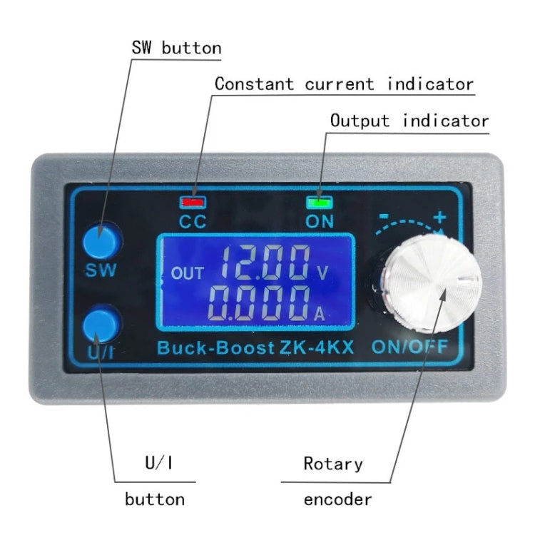 ZK-4KX CNC DC-DC Buck Boost Converter Module CC CV 0.5-30V 4A Adjustable Step Down Up Voltage Regulator, 0.5-30V ZK-4KX CNC DC-DC Buck Boost Converter Module CC CV 0.5-30V 4A Adjustable Step Down Up Voltage Regulator, 0.5-30V