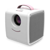 W-S1 10W Children Video Projector 30 Lumens HD 1080P LCD Technology, Support AV / USB / Mini SD Card / HDMI / Audio