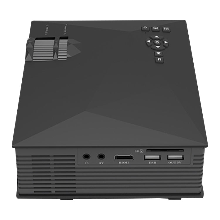 UC68 80ANSI 800x400 Home Theater Multimedia HD 1080P LED Projector,  Support USB/SD/HDMI/VGA/IR UC68 80ANSI 800x400 Home Theater Multimedia HD 1080P LED Projector,  Support USB/SD/HDMI/VGA/IR