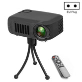 A2000 Tragbarer Projektor, 800 Lumen LCD-Heimkino-Videoprojektor, unterstützt 1080P, EU-Stecker, EU-Stecker