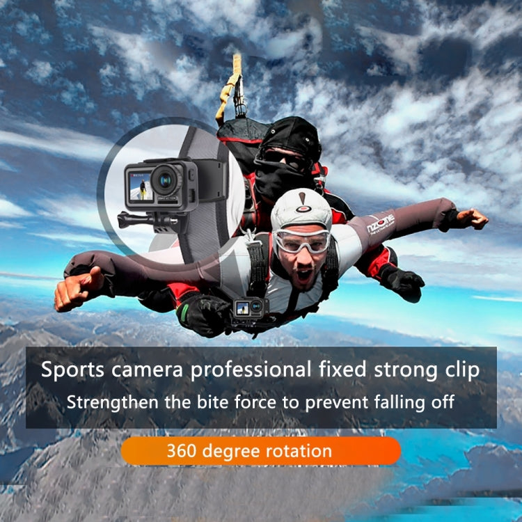 RUIGPRO - Mochila con rotación de 360 grados Rec-Mounts, soporte de abrazadera con clip y tornillo para GoPro, Insta360, DJI y otras cámaras de acción, clip de rotación de 360 grados RUIGPRO - Mochila con rotación de 360 grados Rec-Mounts, soporte de abrazadera con clip y tornillo para GoPro, Insta360, DJI y otras cámaras de acción, clip de rotación de 360 grados