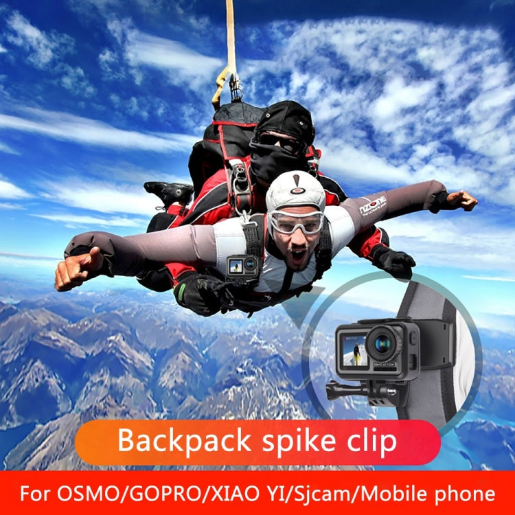 RUIGPRO - Mochila con rotación de 360 grados Rec-Mounts, soporte de abrazadera con clip y tornillo para GoPro, Insta360, DJI y otras cámaras de acción, clip de rotación de 360 grados RUIGPRO - Mochila con rotación de 360 grados Rec-Mounts, soporte de abrazadera con clip y tornillo para GoPro, Insta360, DJI y otras cámaras de acción, clip de rotación de 360 grados