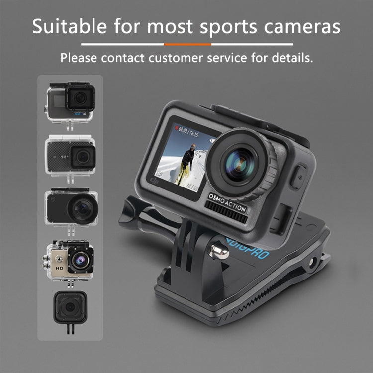 RUIGPRO - Mochila con rotación de 360 grados Rec-Mounts, soporte de abrazadera con clip y tornillo para GoPro, Insta360, DJI y otras cámaras de acción, clip de rotación de 360 grados RUIGPRO - Mochila con rotación de 360 grados Rec-Mounts, soporte de abrazadera con clip y tornillo para GoPro, Insta360, DJI y otras cámaras de acción, clip de rotación de 360 grados