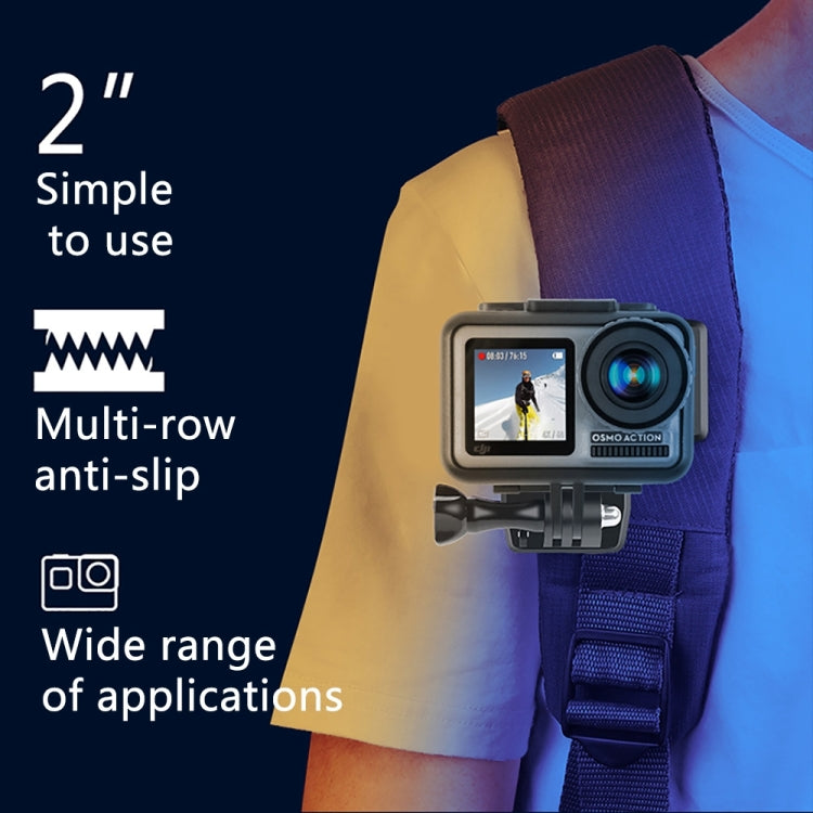 RUIGPRO - Mochila con rotación de 360 grados Rec-Mounts, soporte de abrazadera con clip y tornillo para GoPro, Insta360, DJI y otras cámaras de acción, clip de rotación de 360 grados RUIGPRO - Mochila con rotación de 360 grados Rec-Mounts, soporte de abrazadera con clip y tornillo para GoPro, Insta360, DJI y otras cámaras de acción, clip de rotación de 360 grados