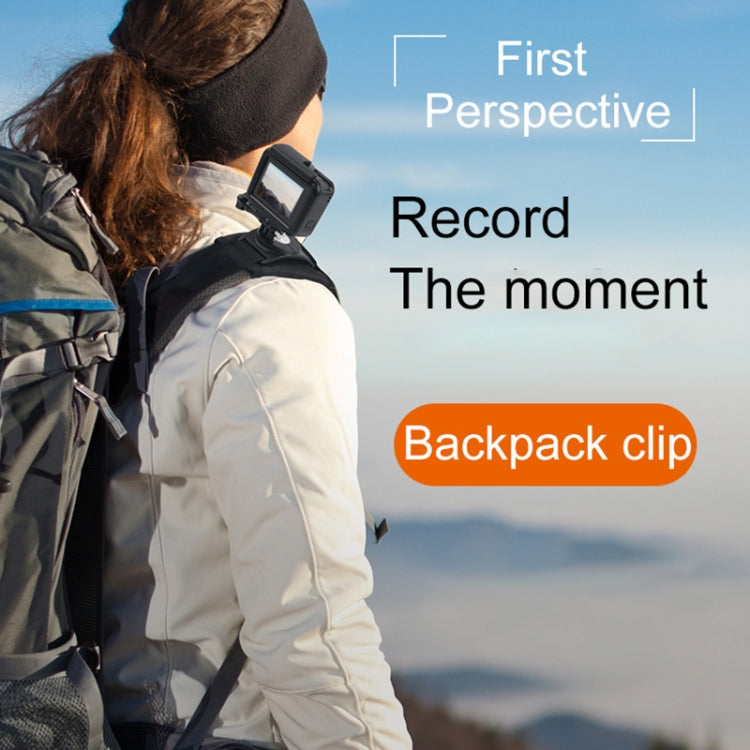 RUIGPRO - Abrazadera de sujeción con gancho y bucle para mochila Rec-Mounts con tornillo para GoPro, Insta360, DJI y otras cámaras de acción, clip de sujeción con gancho y bucle RUIGPRO - Abrazadera de sujeción con gancho y bucle para mochila Rec-Mounts con tornillo para GoPro, Insta360, DJI y otras cámaras de acción, clip de sujeción con gancho y bucle